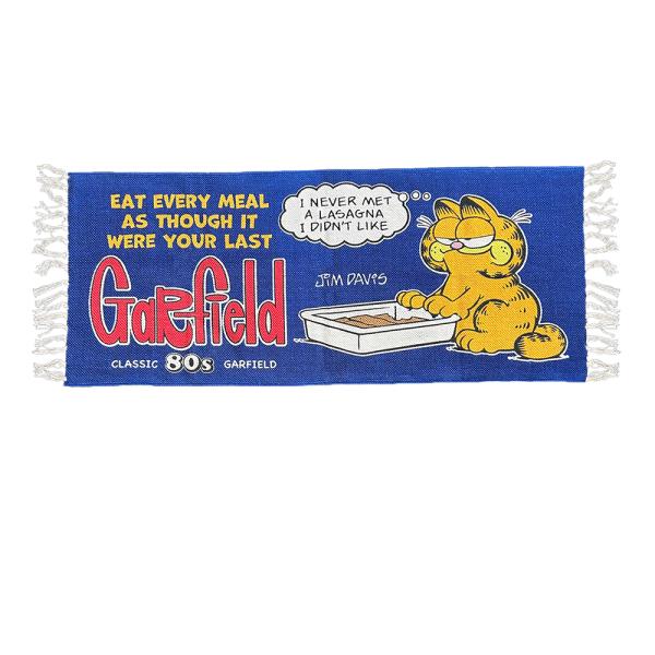 【コットンマット ガーフィールド 】80's Eat Meal / フロアマット アメリカン雑貨