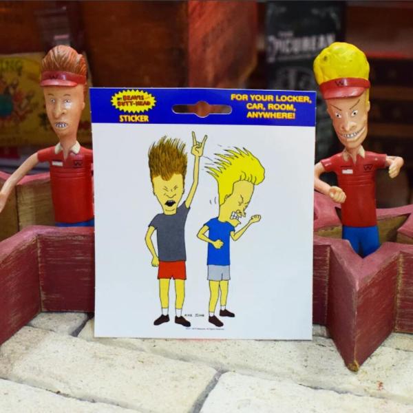 Beavis and Butt-Head Sticker 【Rock】ビーバス＆バットヘッド ステッ...