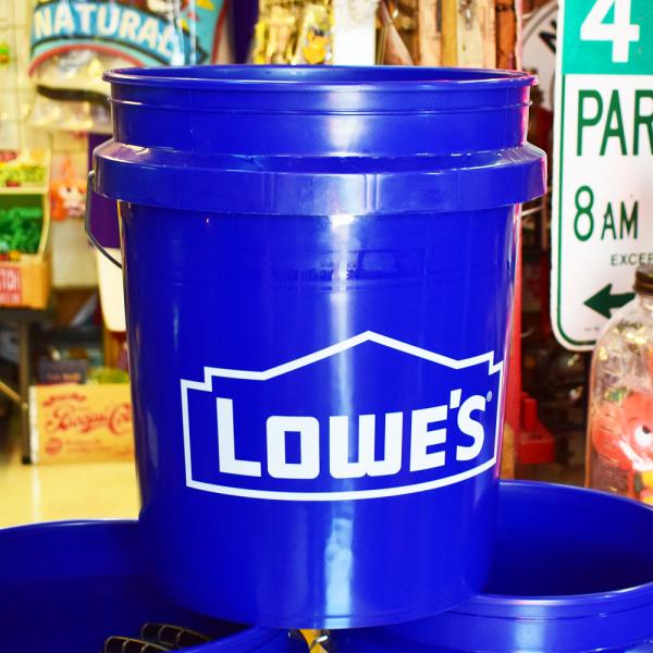 LOWES 5ガロン(20L) バケツ / ロウズ アドバタイジング ガレージ 洗車 アメリカン雑貨