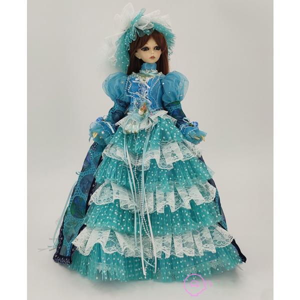 レトロな妖精のカップケーキドレス,帽子セット,bjd/sd msd sd13,人形アクセサリー,c1...