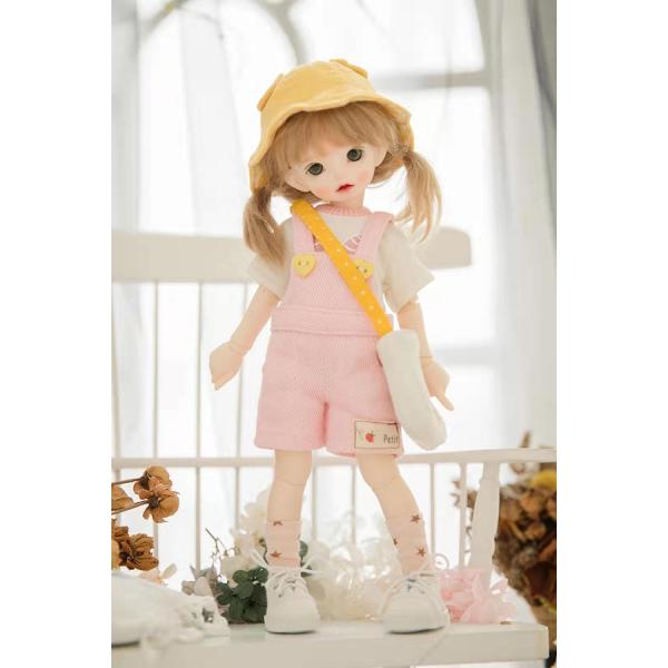 1/6分大人6分子供服かわいいBJD.SD洋服帽子日常洋装セット秋のピクニック5時入