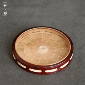 上海の名家精工海派が真宗小葉紫檀大万体鳴虫箱老玉竹製大黄キレート箱を象眼