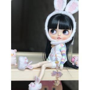 アイシーぬいぐるみのお化粧直しスクラブ子供のガールフレンドアニーにお肉のお化粧直しをプレゼント