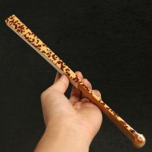 浙派作り精工天然老雲妃竹扇文玩竹折扇骨