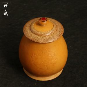 の名家、張念超純が手作りエンボス老ひょうたん茶缶高級茶倉コレクション