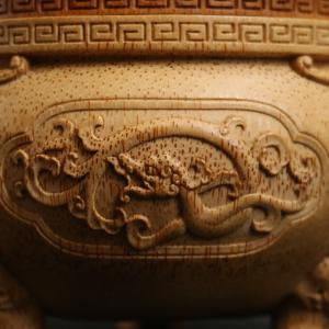 の名家、張念超純の手作り精工満彫老竹根コウモリ...の詳細画像3