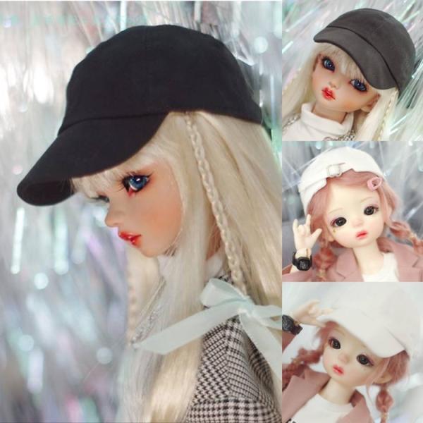 BJD人形用野球帽子ハンチングキャップ4分6分大6分帽子MiuCatニャンライト現品