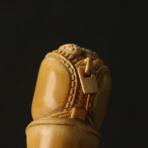 の名家李攀純の手作り立体透かし彫り円形彫刻ソリ...の詳細画像3