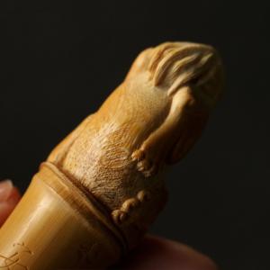 の逸品名家李攀純の手作り立体透かし彫り円形彫刻...の詳細画像2