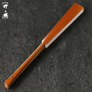 浙工の名家王偉先生傅純が数十年の老玉竹シャベル型折扇骨を手作り