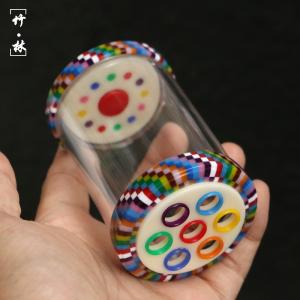 上海の名家精工が12色モザイクをつなぎ合わせた万国旗有機キリギリス缶虫具鳴虫缶