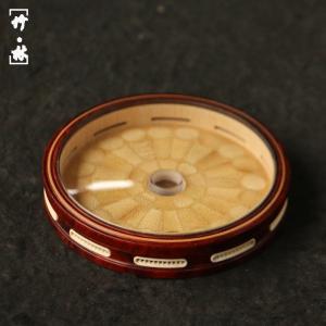 逸品上海の名家小譚作り精工海派モザイク小葉紫檀万体黄蛉鳴虫箱虫具