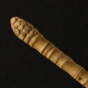作り天然釘竹根老羅漢竹教鞭多節異形密節竹節棒部品の詳細画像2