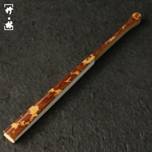 天然越湘妃竹大水滴頭扇骨を手作り浙江工の傅純先生