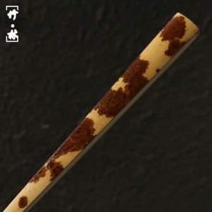 浙派精工手作天然老越湘妃竹扇文玩竹折扇骨95寸の詳細画像1