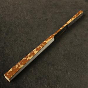 戴雲霞作り天然老雲妃翻輪琴方折扇骨