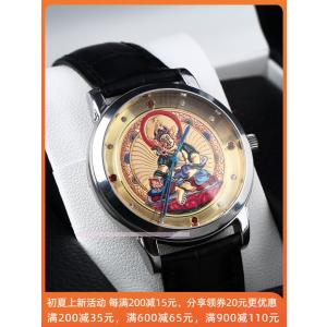 高級黄財神時計純銀ブレスレット男性国潮個性的なファッション男性が銀飾りを転送して彼氏にプレゼント