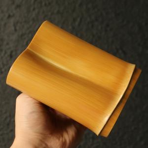 磨き天然異形老玉竹筆立て竹製茶器部品竹茶筒の詳細画像4