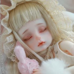 DollZoneミラー6分女甘くてかわいい精霊ウサギの耳公式正規版BJD人形SD人形フルセット