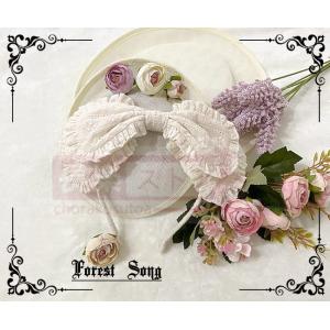 【Forest Song】ヘアアクセKC-テレサへオール刺繍Lolita