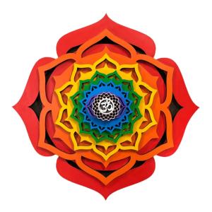 クンダリニ高周波画禅意掛画ヨガom神聖幾何瞑想...の詳細画像3