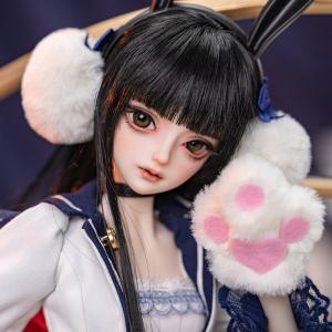 リンドール戒の人形猫ジジ4分BJD女人形ロリー...の詳細画像1