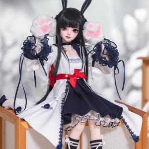 リンドール戒の人形猫ジジ4分BJD女人形ロリー...の詳細画像3