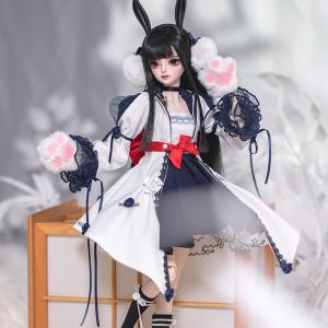 リンドール戒の人形猫ジジ4分BJD女人形ロリー...の詳細画像5