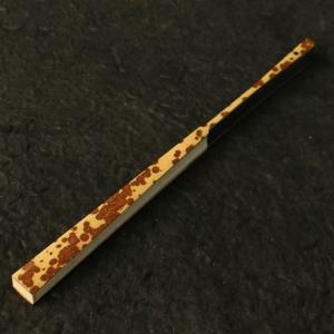 戴雲霞作り精工製烏木芯老雲妃竹折扇骨扇子