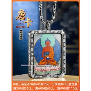 微唐小唐?ペンダント熱ゴンガウ箱ペンダント銀飾り999足銀純銀本命仏送彼氏