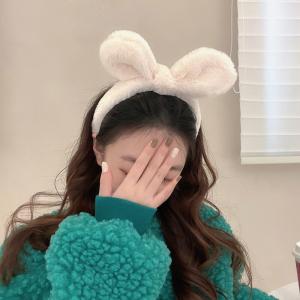 モコモコウサギ耳カチューシャ女洗顔カチューシャ...の詳細画像2