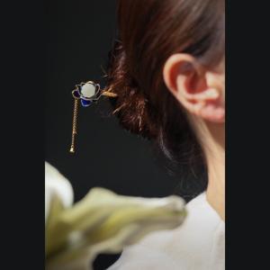 芳華純銀髪アクセサリーヘアアクセ和田玉仙女超仙...の詳細画像4