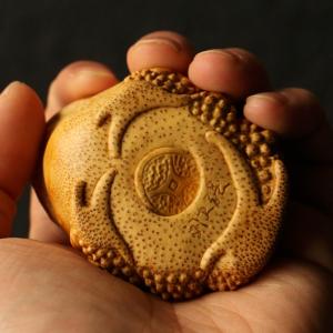 の名家劉衛強純が三足のヒキガエルを手作業で彫刻...の詳細画像5