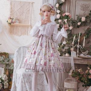 axes femme kawaii / ブルーミングガーデンジャンパースカート M