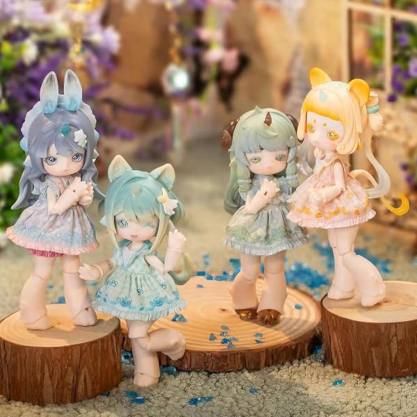 可愛い獣の魔法シリーズ ブラインドボックス 1個ボックス 高約16.5〜19cm PVC&amp;ABS素材...