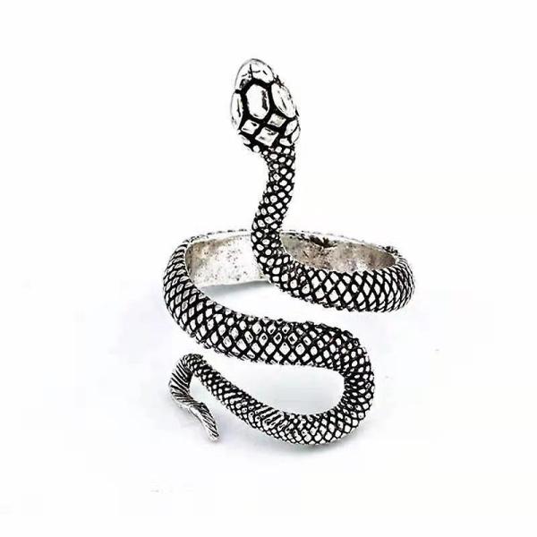 女性のためのヘビリング爬虫類蛇の指輪ヘビの恋人爬虫類の恋人の贈り物のための贈り物