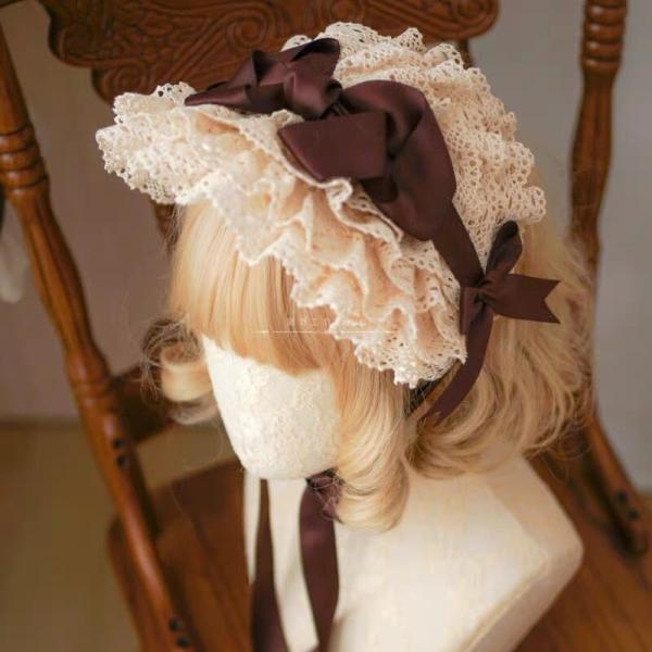 レース レディース ファッション 女の子 Lolita 可愛い 髪飾り コスプレ 花冠