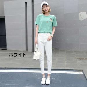 デニムパンツ レディース ジーンズ スキニー パンツ テーパードパンツ ジョーカーパンツ デニム ボトムス カジュアルパンツ パンツ ズボン 美脚 スリム 春 夏