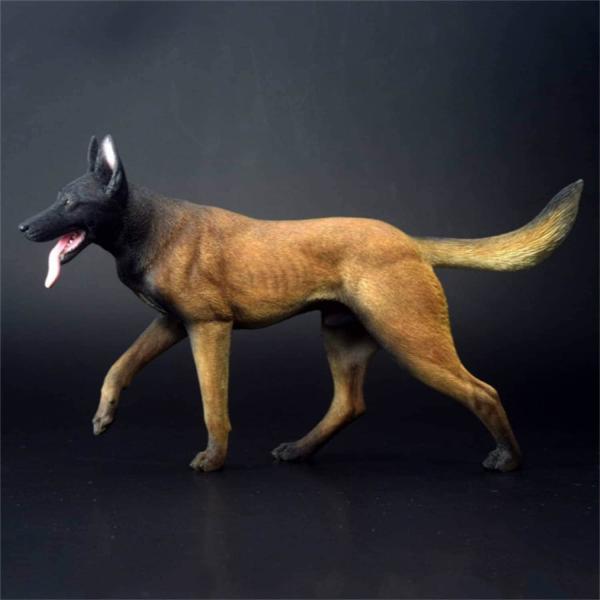 1/6 サイズ ベルジアン・シェパード・ドッグ・マリノア 犬 動物 リアル フィギュア PVC プラ...