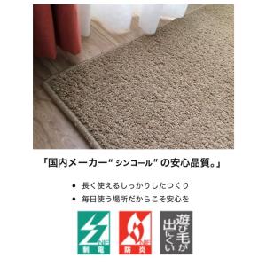 廊下敷き 1畳 カーペット 絨毯 防炎 制電 ...の詳細画像3