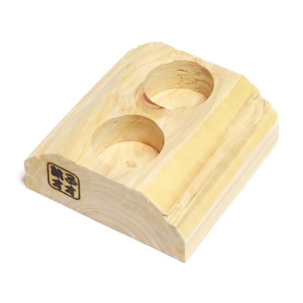 かまぼこ型えさ皿