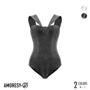 AMORESY RR アモレシー ワンピース水着 ビキニ Ravenna レディース ファッション ショルダー パッド付き スイムウェア 撮影 旅行 リゾート ナイトプール 海 爆買｜ChouChouストア