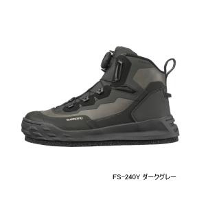 シマノ  FS-241Y ジオロック ウェーディングシューズPRO カットピンフェルト  265  ダークグレー シマノ（SHIMANO） ジオロック ウェーディングシューズPRO カットピン