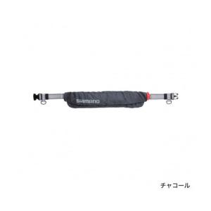 ≪'21年3月新商品！≫ シマノ ラフトエアジャケット(ウエストタイプ・膨脹式救命具) VF-052K チャコール フリーサイズ