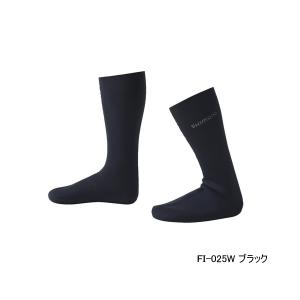 シマノ（SHIMANO） ドライハイソックス中丸 FI-024W ブラック XLサイズ