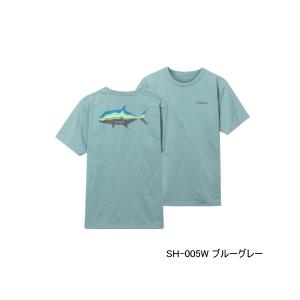 ≪23年3月新商品！≫ シマノ グラフィック 速乾 Tシャツ SH-005W ブルーグレー WSサイズの商品画像