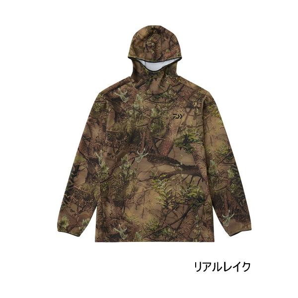 （25年9月新商品） ダイワ ストレッチシャツフーディー DE-9225 リアルレイク Mサイズ