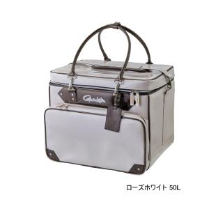 24年2月新商品） がまかつ へらバッグ5 GB-390 ローズホワイト 50L