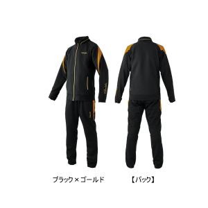 がまかつ　GM3714 (ブラック×ゴールド／3L) スウェットスーツ　美品 Gamakatsu がまかつ ウェア GM3714 スウェットスーツ ブラック