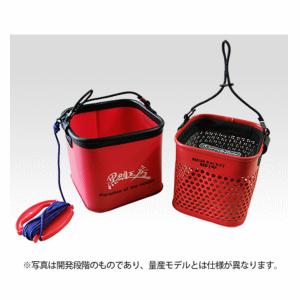 ≪'18年5月新商品！≫ 黒鯛工房 落し込み角バケツセット X-R21 レッド｜chouka